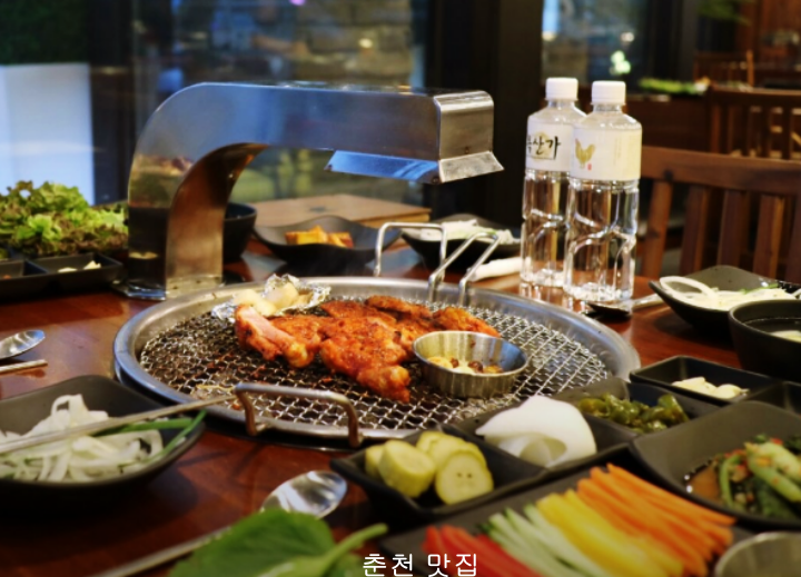 장호닭갈비-상차림-사진