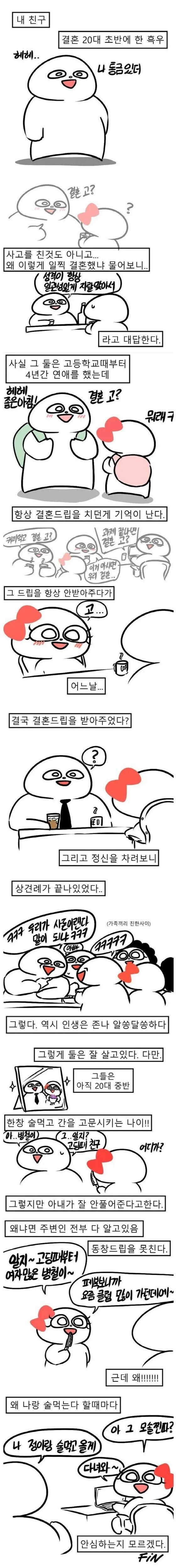  친구 아내가 나만 술 약속 허락하는 이유
