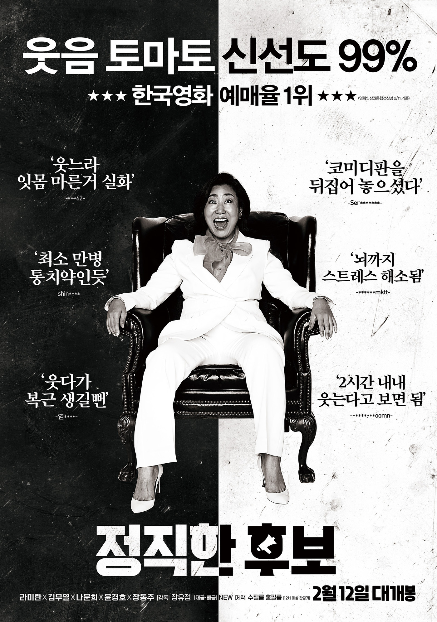  2020년 2월 셋째 주 현재 상영 영화 순위 (17일~23일)