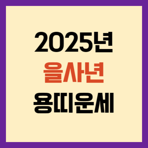 2025년-을사년-용띠-운세-썸네일