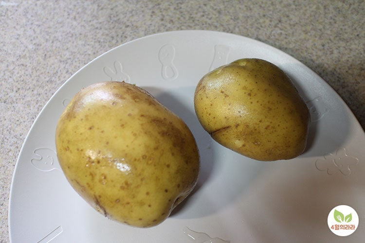 감자 2개