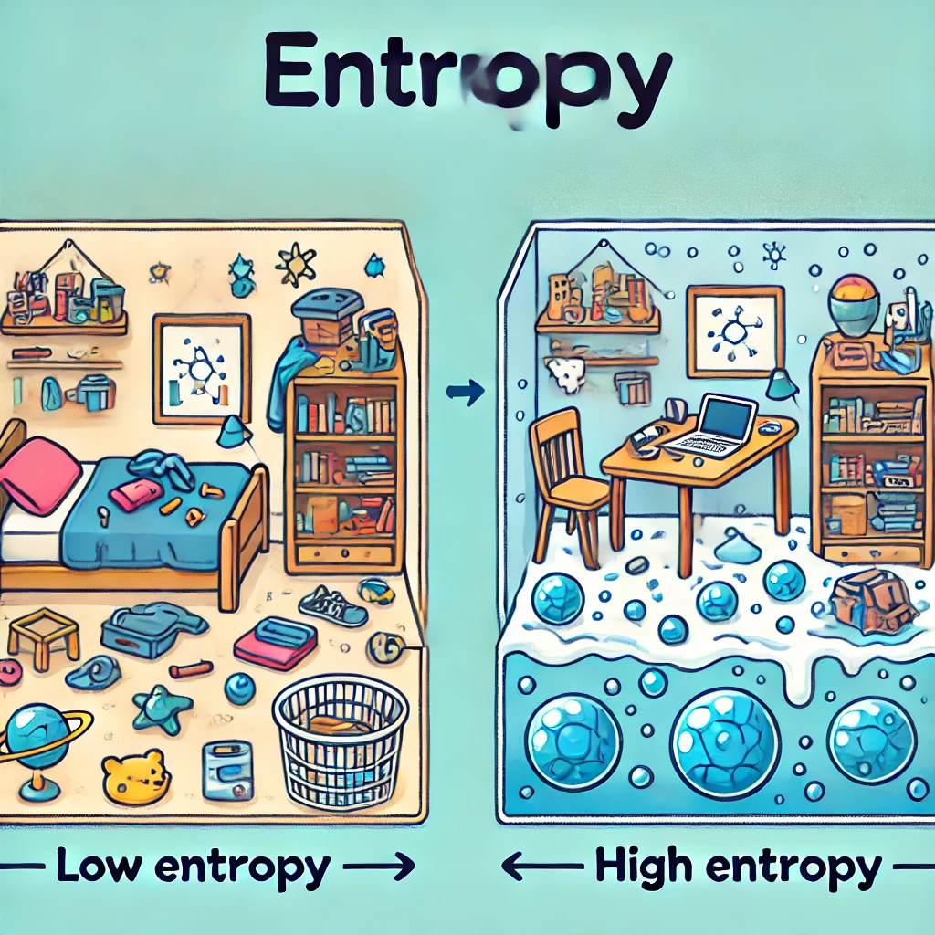 엔트로피란 무엇일까? – 초등학생을 위한 쉬운 설명 - 1. 엔트로피는 어질러진 상태를 의미해요!