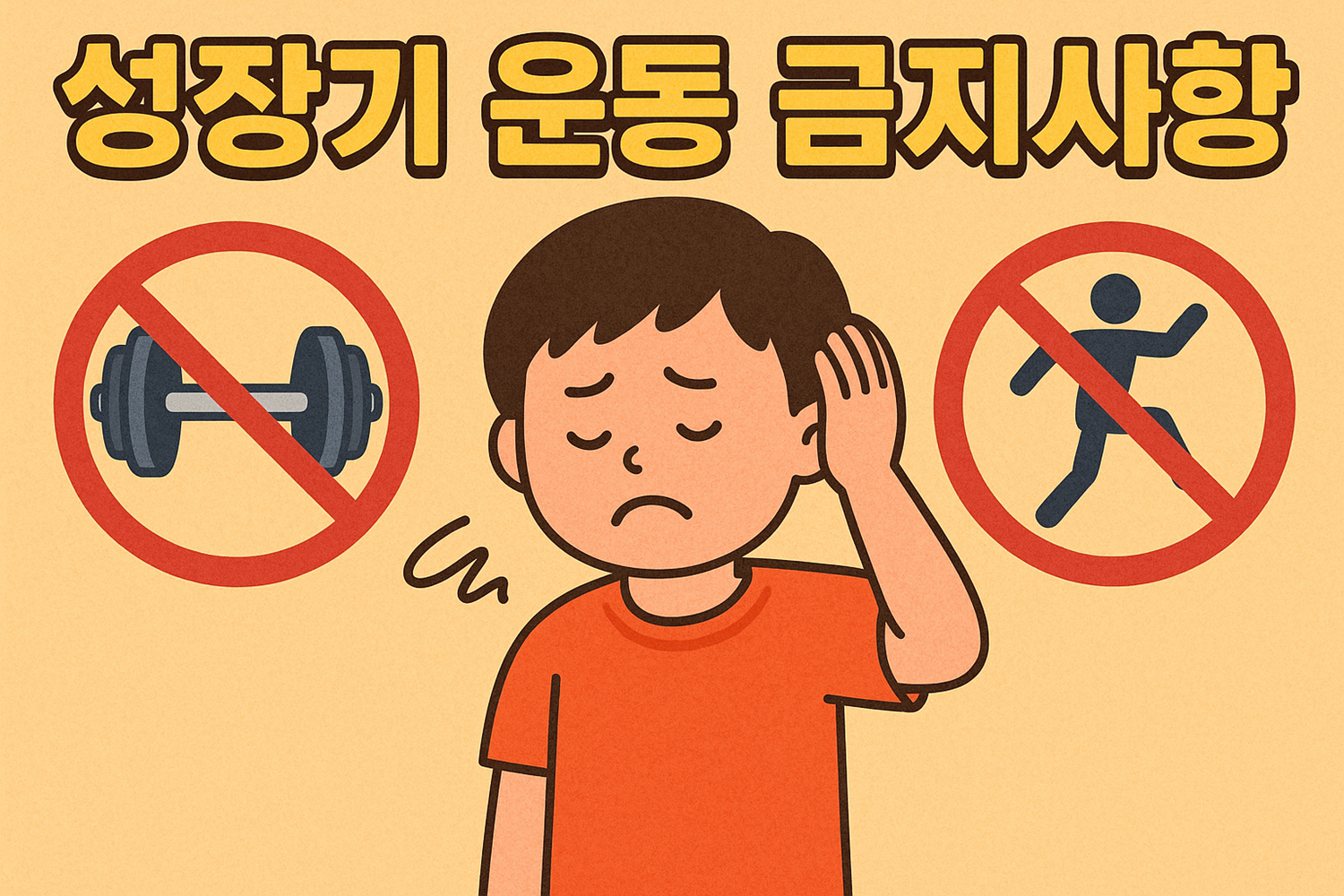 성장기 운동 금지사항