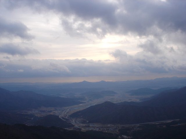  청도 가지산 일출 [ 귀바위~쌀바위~가지산]