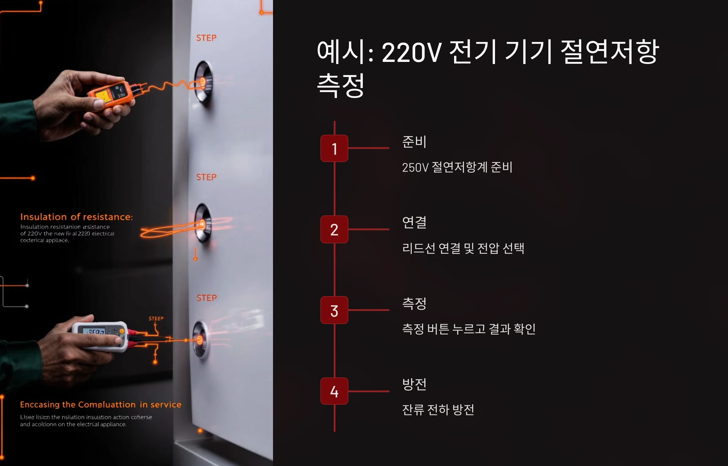 전기-절연저항-측정기-사용-방법