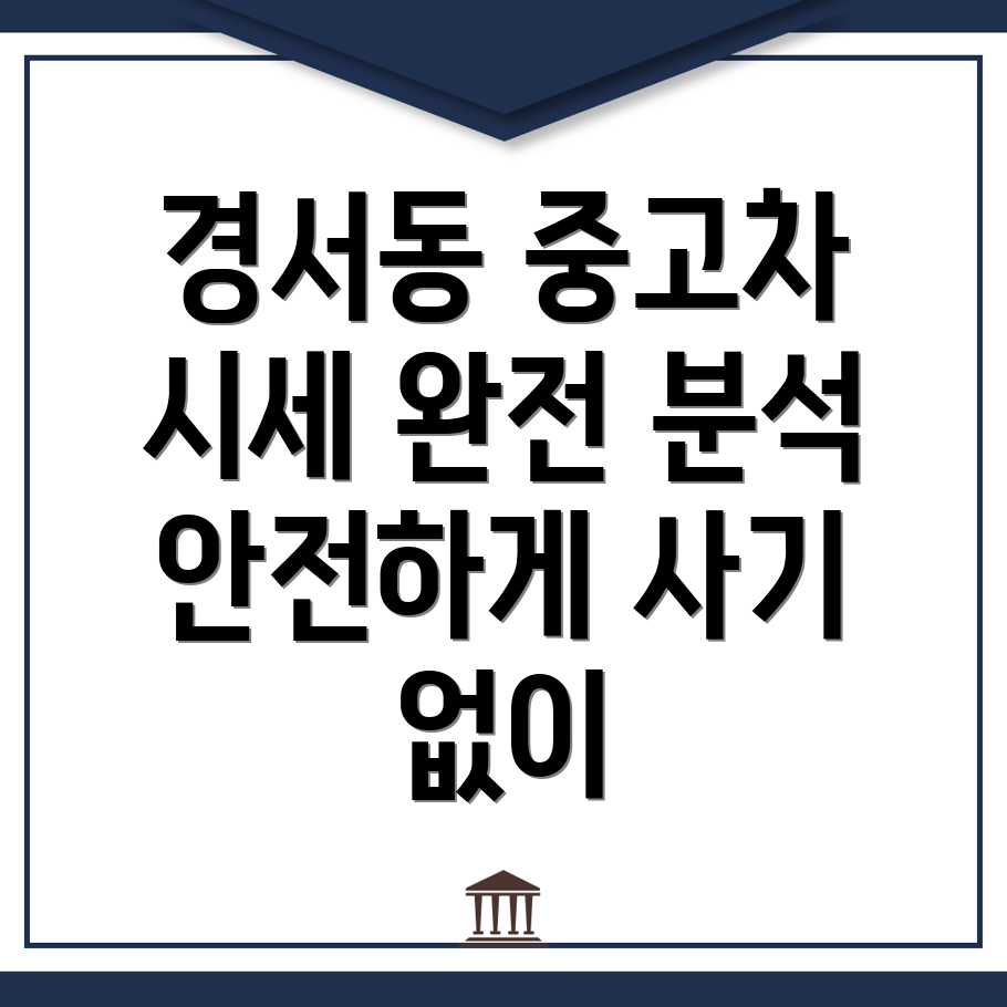 인천 서구 중고차 시세