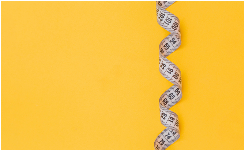 a tape measure needed for dieting