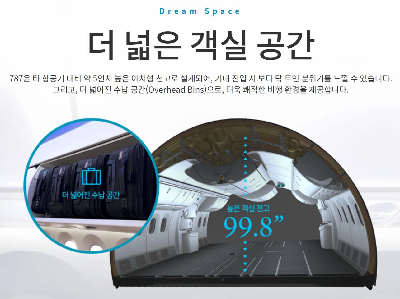 보잉-b787-여객기-기내-높이-공간-설명-사진