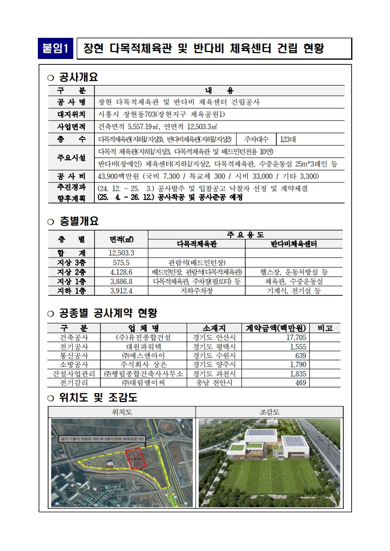 국민체육센타 생활체육관 이미지