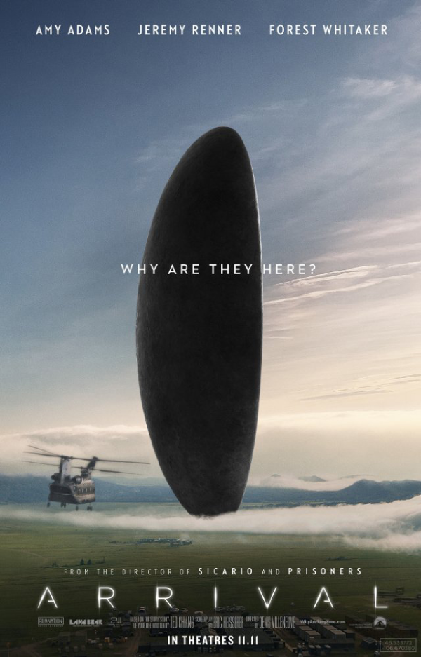 영화 컨텍트 Arrival 미국 포스터