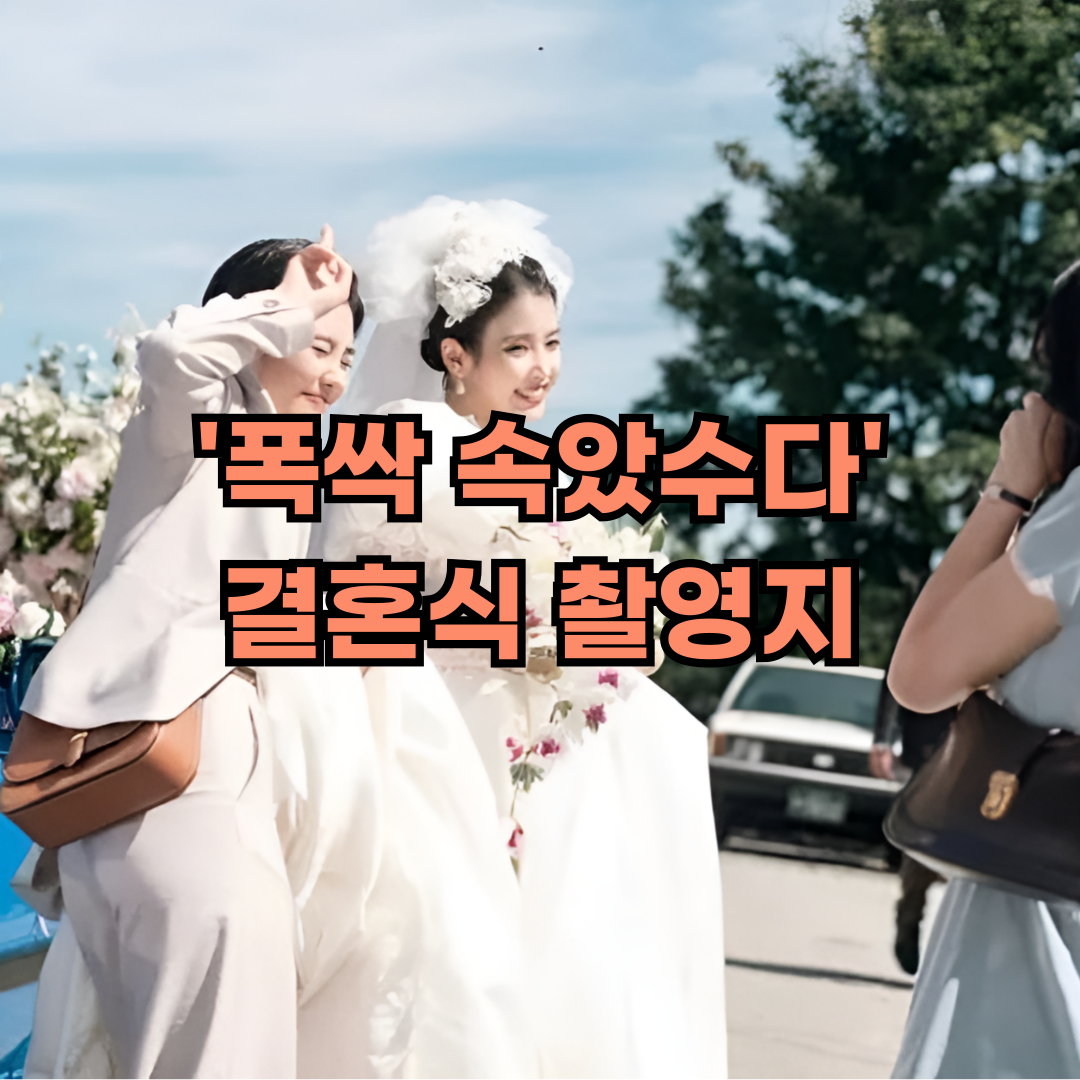 폭싹 속았수다 아이유 결혼식장