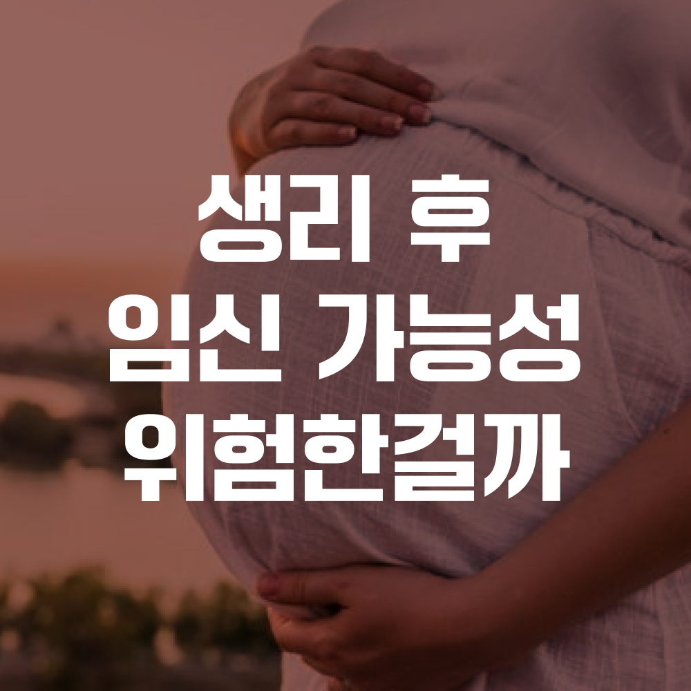 생리후 임신가능성
