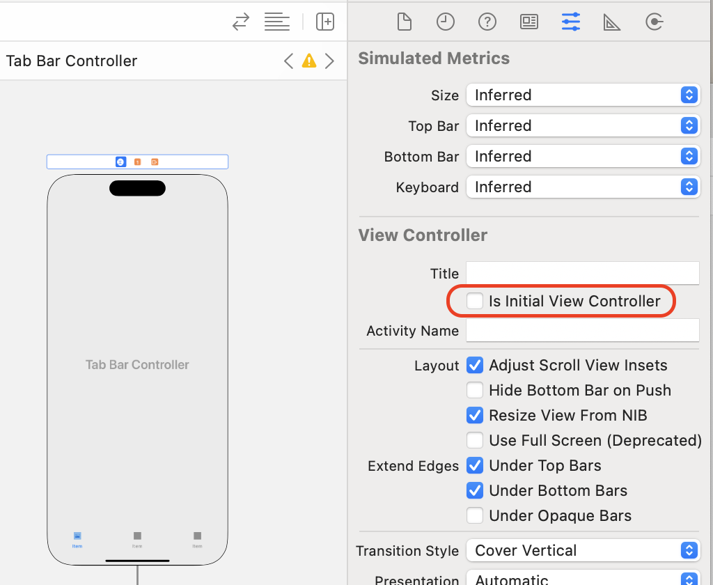 [Xcode] Tabbar Controller - Summary :: developer-study
