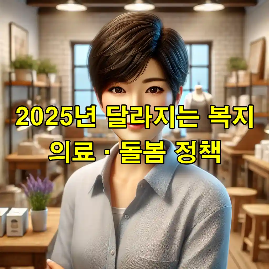 2025년 달라지는 복지·의료·돌봄 정책 총정리