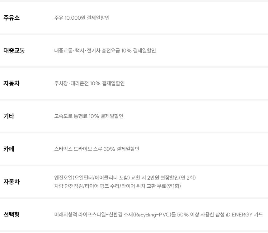 삼성 iD ENERGY 카드