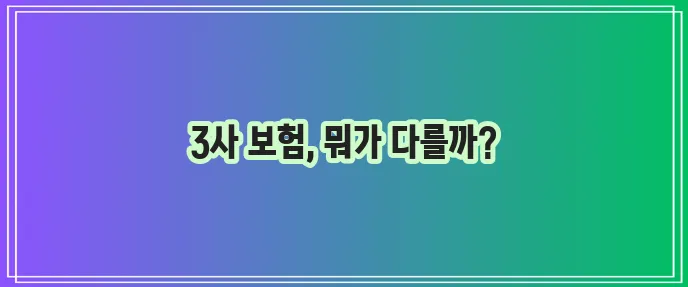 책임보험, 메디칼보험, 온라인보험 비교를 위한 악사, 라이나생명, 농협생명 상품 확인