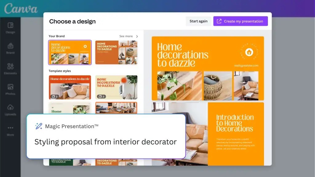 MS 365 Co-Pilot을 기다릴 수 없다면? Canva는 확인해 볼 가치가 있습니다. 1
