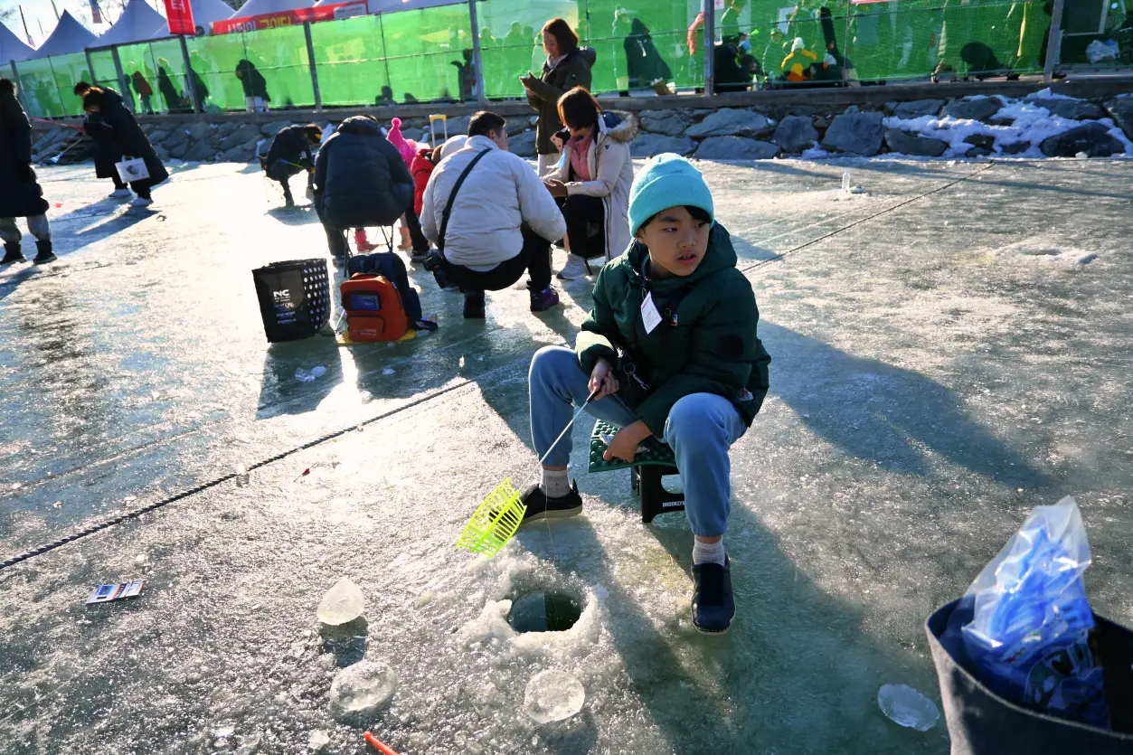 화천 산천어 축제 아이들과 함께한 얼음낚시 후기 사진 8