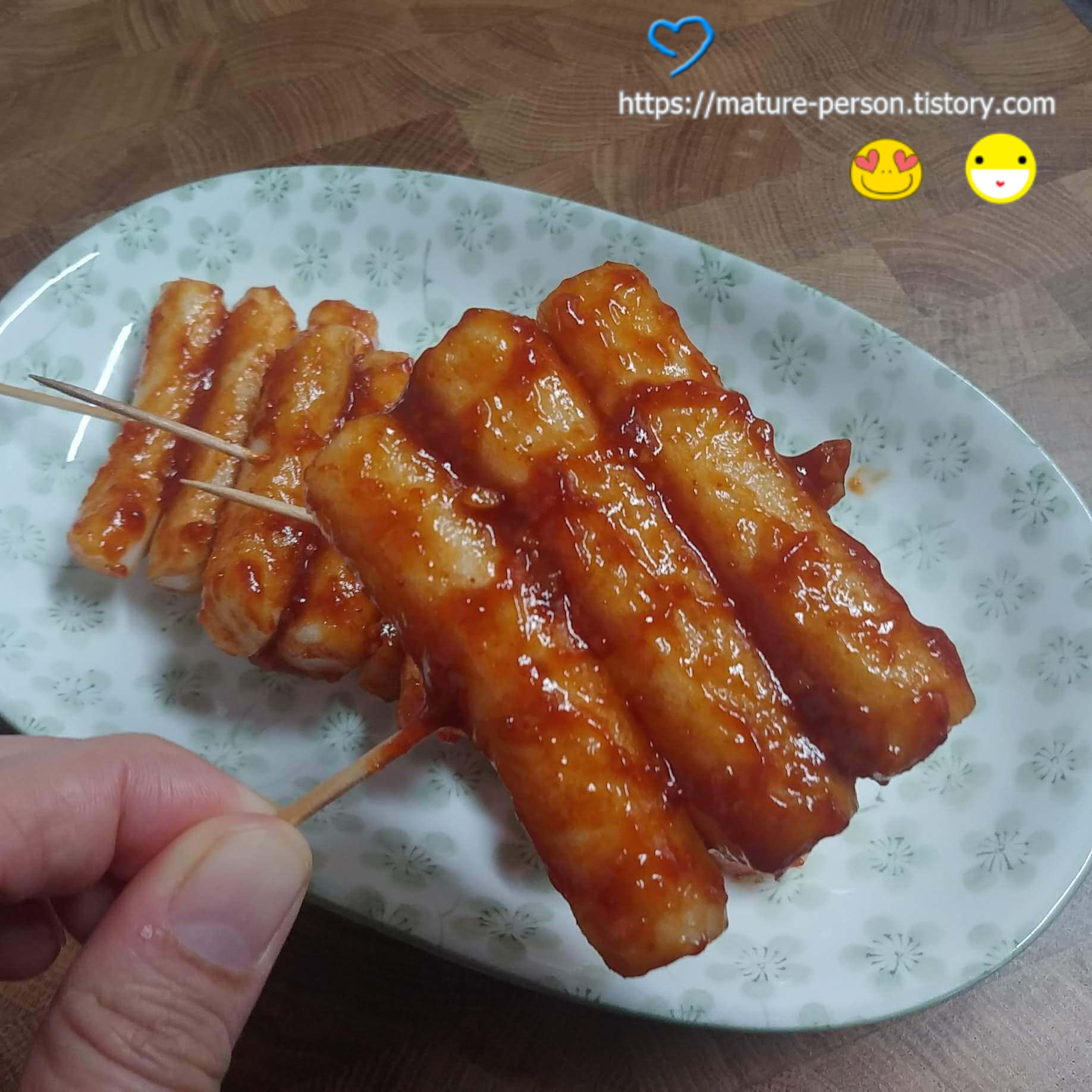  아이들 간식으로 좋은 떡꼬치 만들기