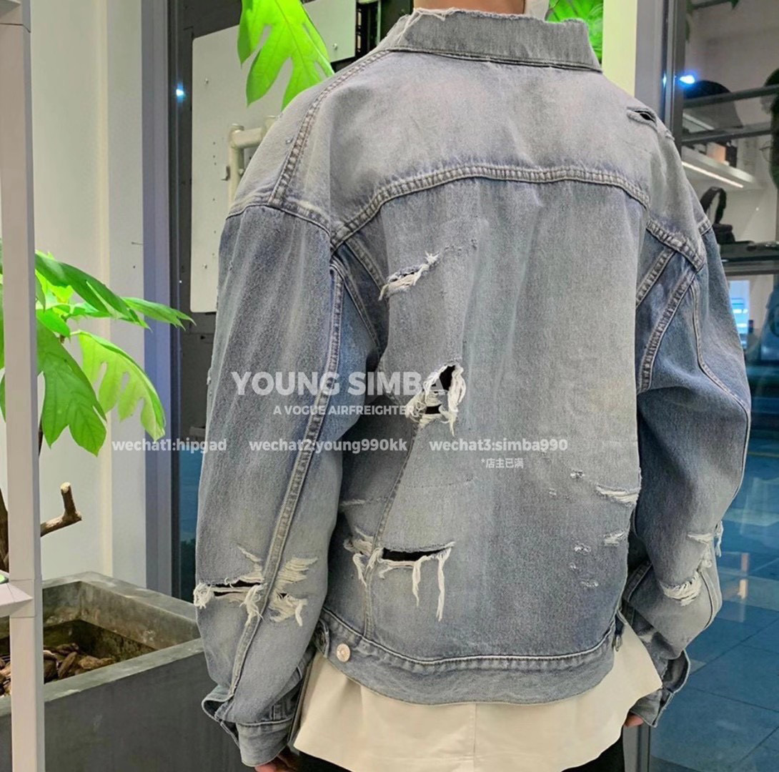  [BALENCIAGA] 발렌시아가 데님 자켓 641540 TDW14 2164