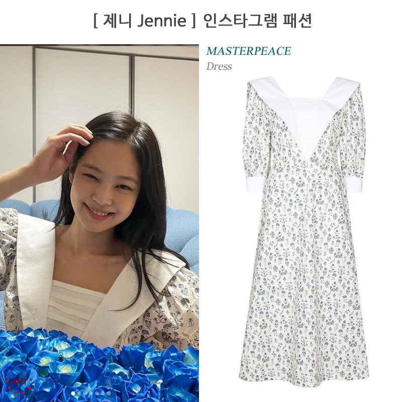  블랙핑크 / 제니 jennie/ 인스타그램 패션 / 제니원피스