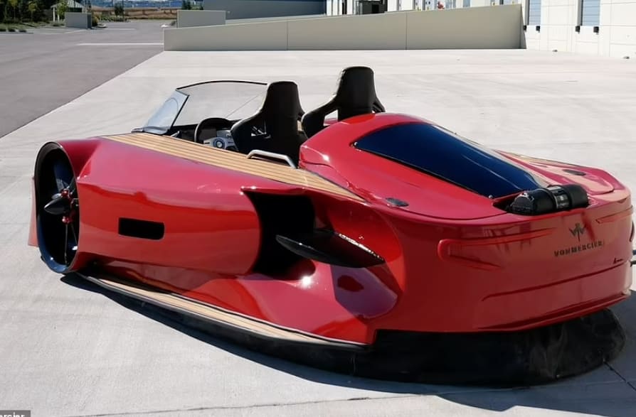 세계 최초 수륙양용 호보크래프트 자동차 공개 VIDEO: World's first luxury sports hovercraft due to go on sale in 2022 