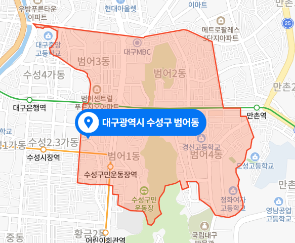  2021년 3월 - 대구 수성구 범어동 호텔 60대 근로자 추락사고