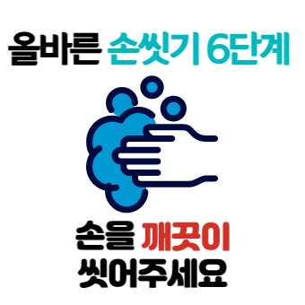  올바른 손씻기 6단계 알아보기