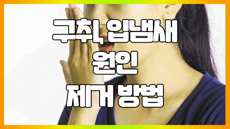  입냄새 제거 방법 : 구취, 원인