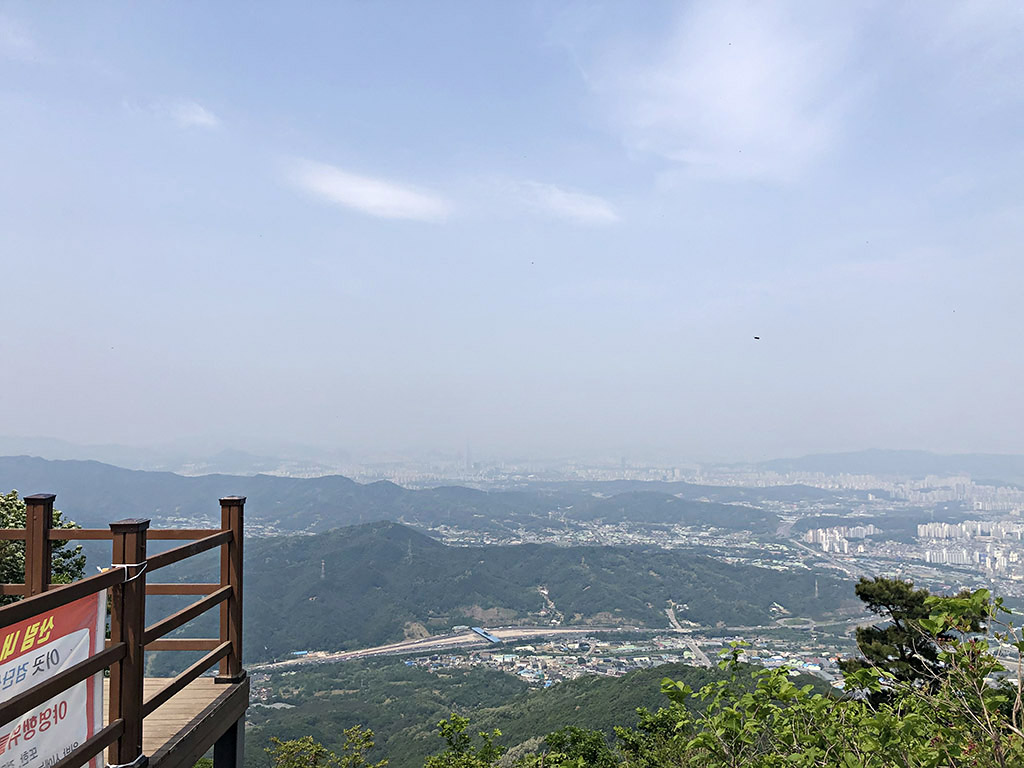 검단산용마산장작산종주