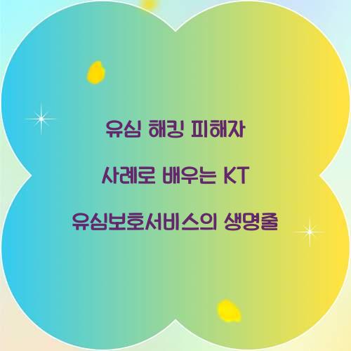유심 해킹 피해자 사례로 배우는 KT 유심보호서비스 중요성