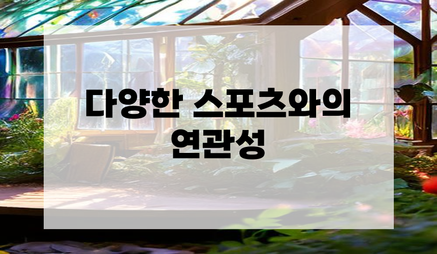 다양한 스포츠와의 연관성