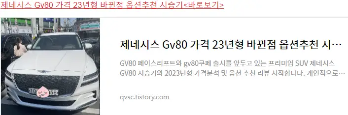 제네시스gv80시승기