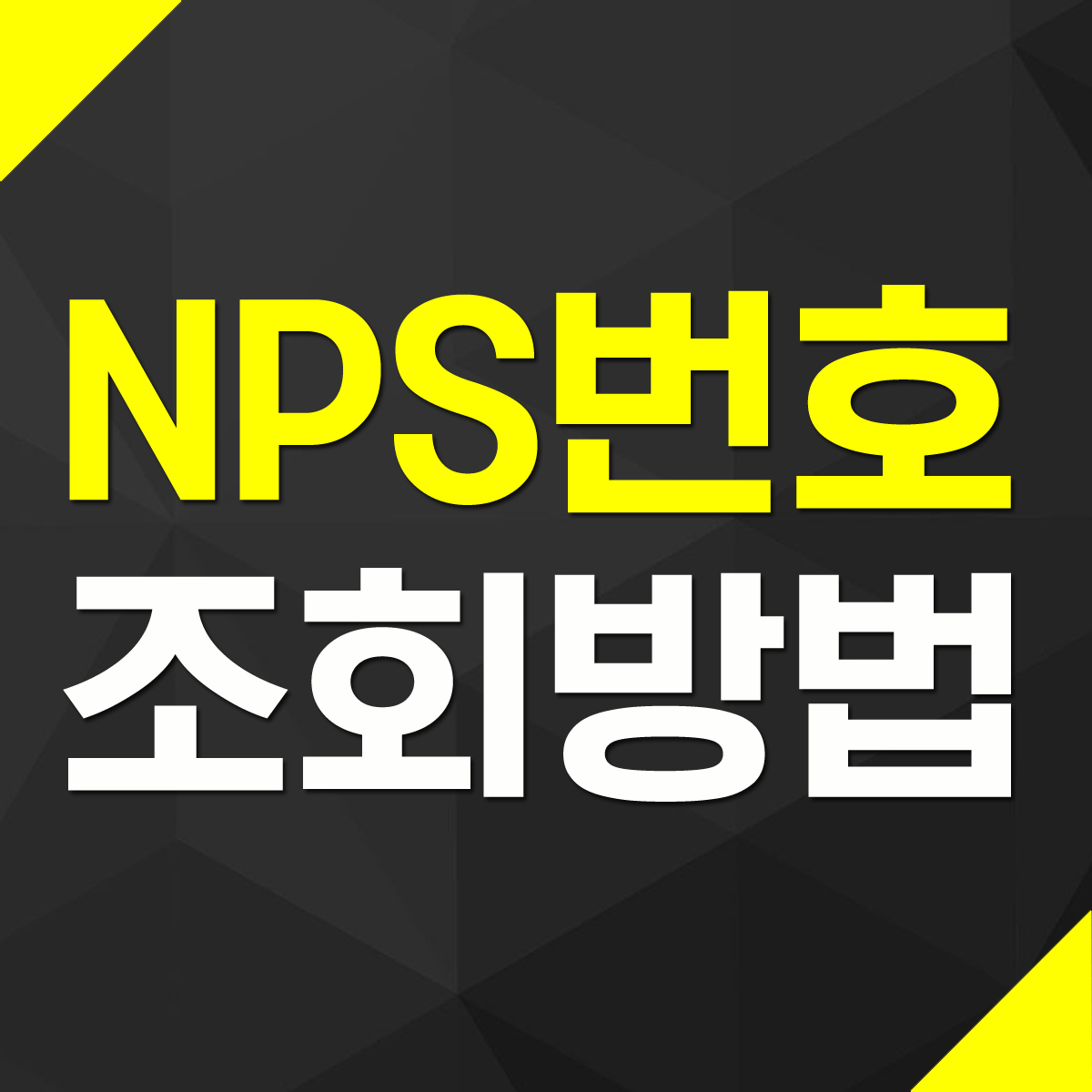 국민연금 자동이체신청 NPS번호 납부자번호 조회