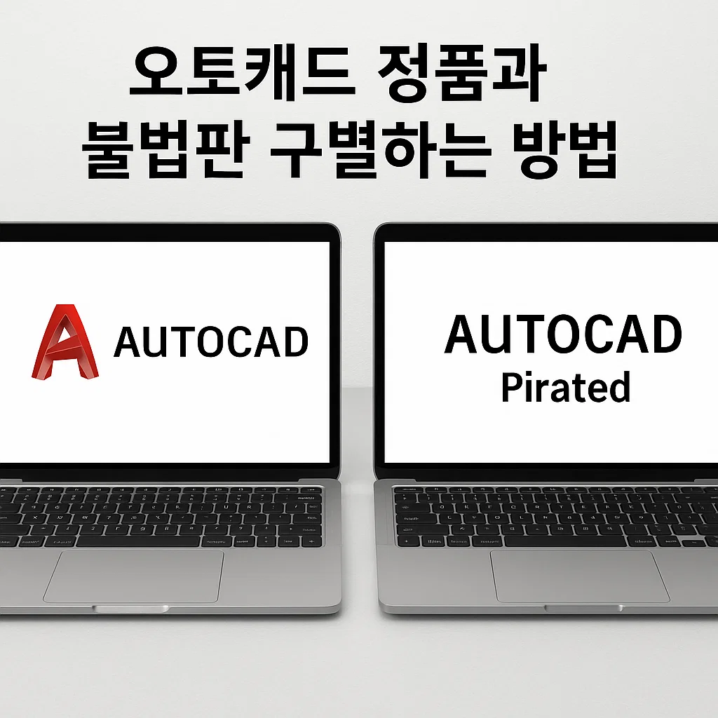오토캐드 정품과 불법판 구별하는 방법