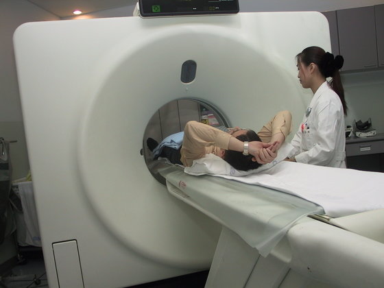 CT촬영 장면