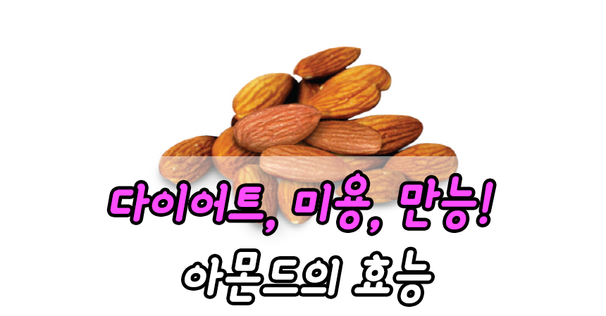  다이어트, 미용, 생활 습관병 예방! 만능이라 할 수 있는 아몬드의 효능
