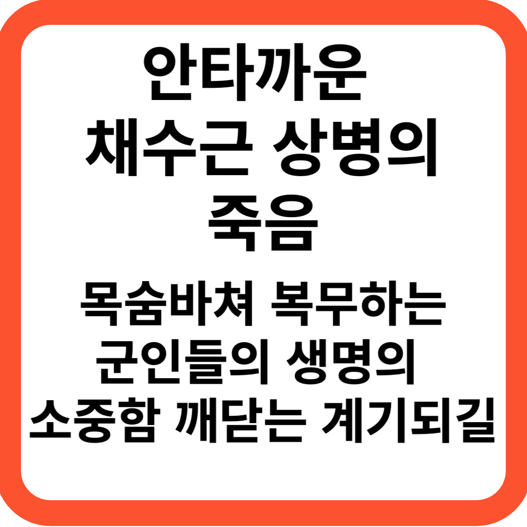 해병대원 죽음