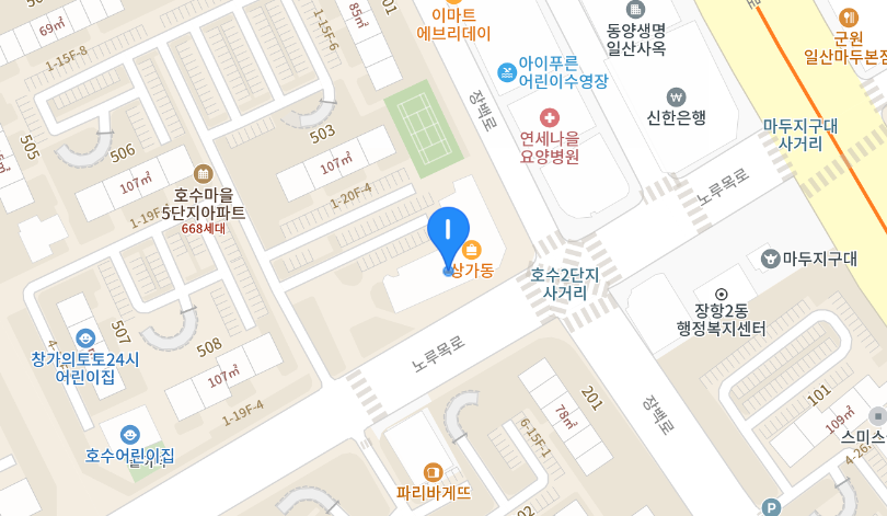 카페프리헷-일산호수마을점-위치-지도