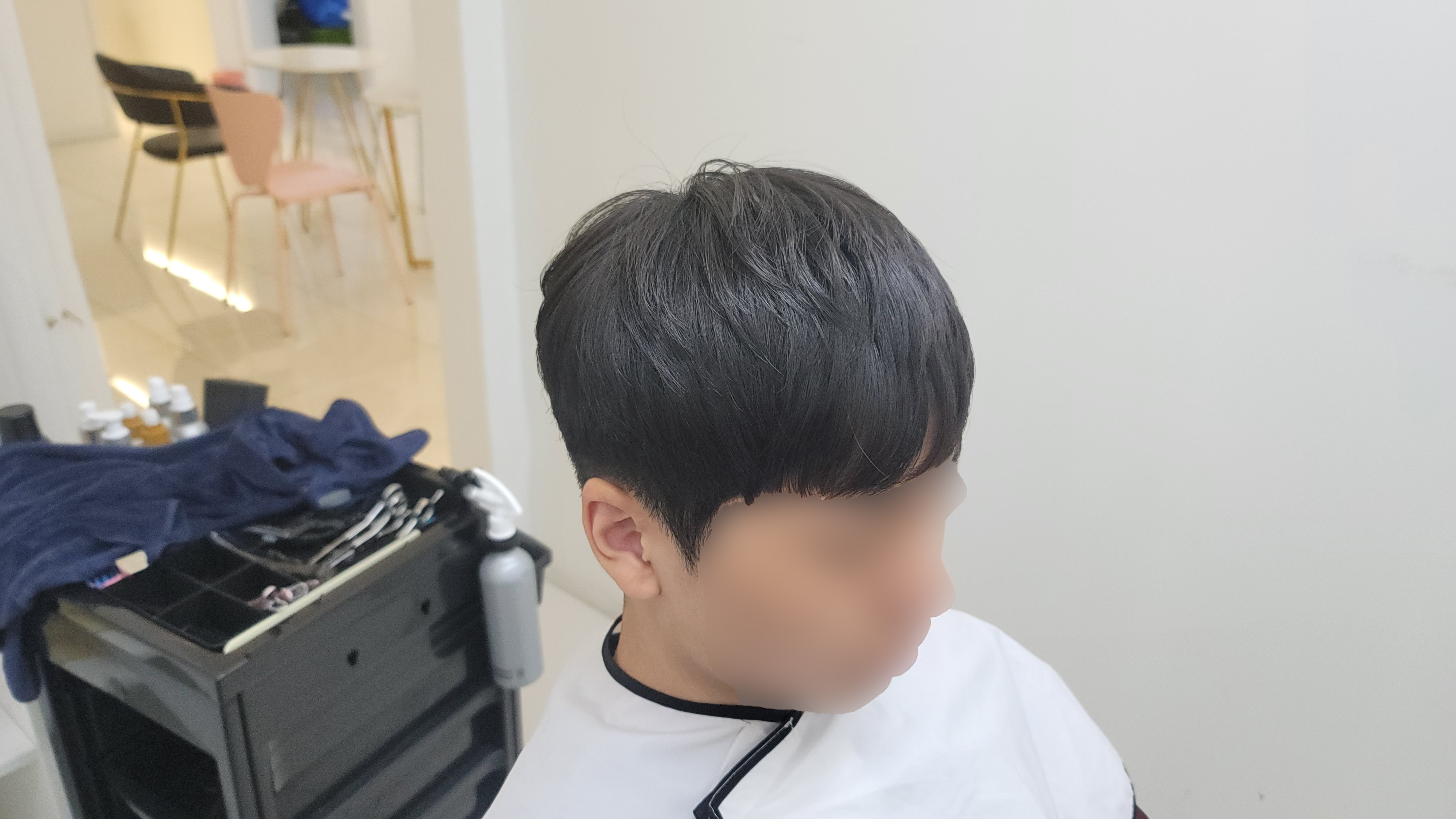 명학역 남자 볼륨 매직