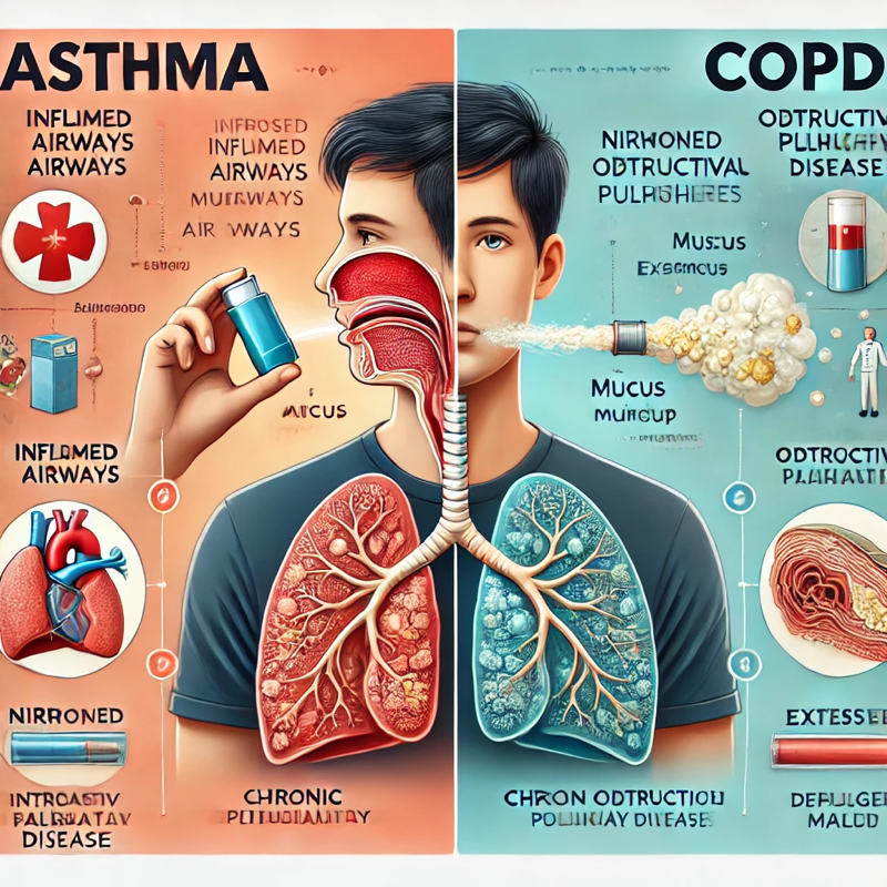 천식과 COPD(만성폐쇄성폐질환), 증상은 비슷하지만 치료법은 다르다?