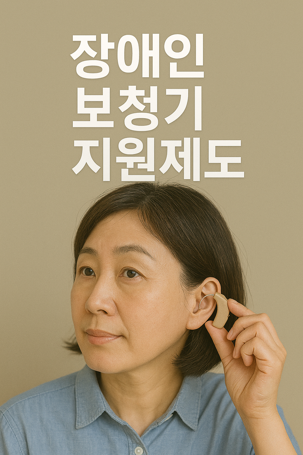 장애인 보청기 지원
