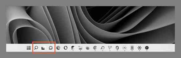 윈도우11- 작업표시줄-예시