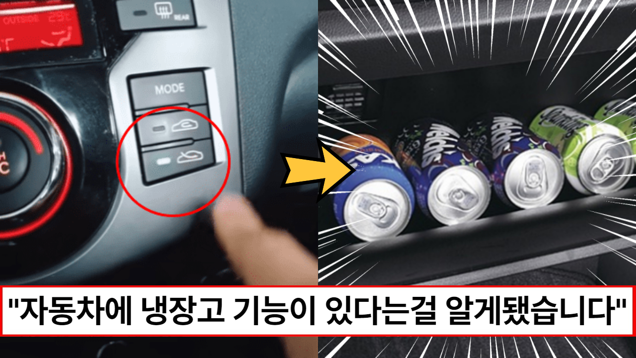 “자동차에 냉장고 기능이 있습니다” 운전자 90%가 모르고 있는 자동차 숨은기능인 쿨링 시스템 냉장고 사용방법