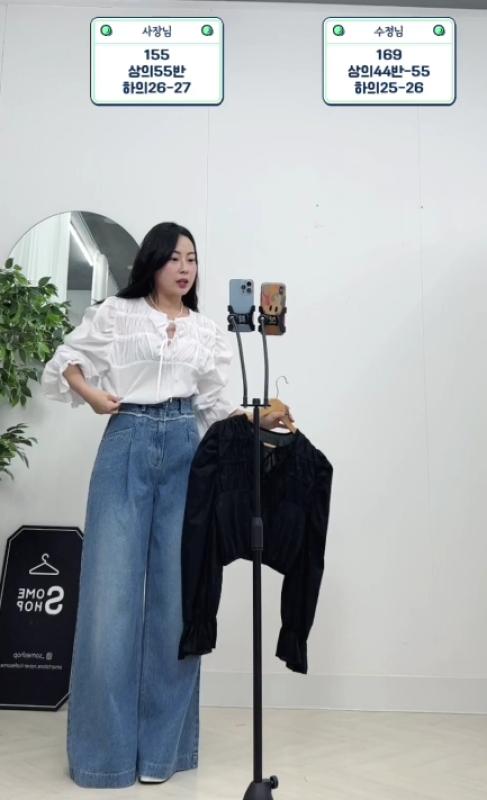 (블랙당일) 미엔느 터널셔링블라우스 3컬러