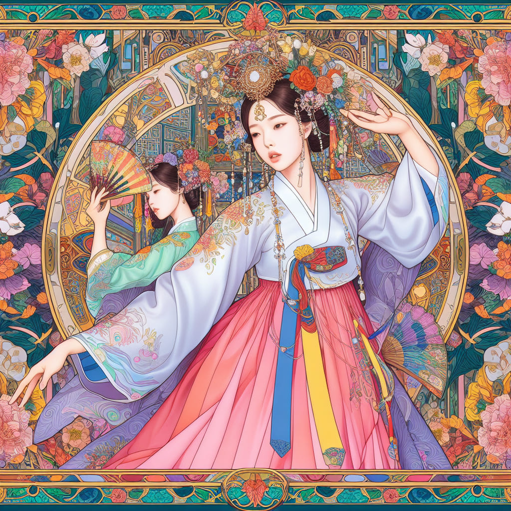 Korean traditional dress HANBOK 13