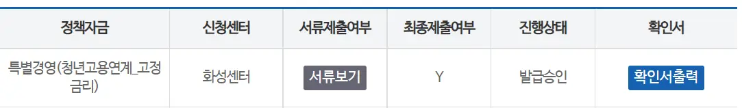 소상공인정책자금-신청결과-확인