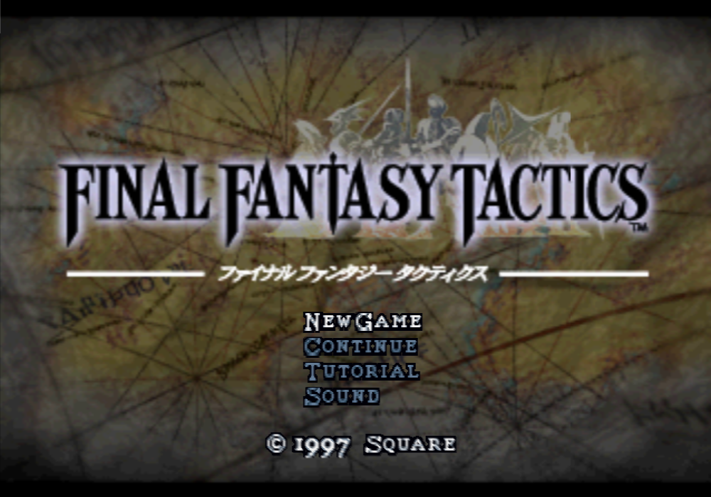  스퀘어 / 시뮬레이션 RPG - 파이널 판타지 택틱스 ファイナルファンタジータクティクス - Final Fantasy Tactics (PS1)