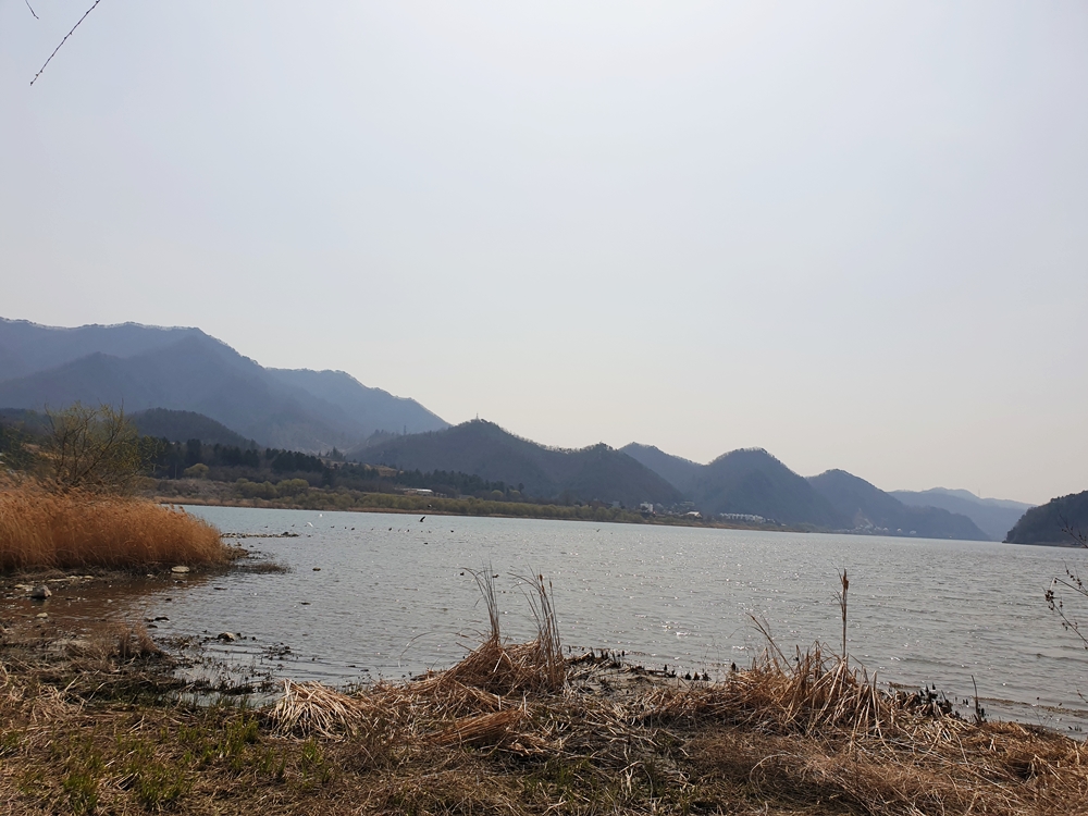 운길산방향-북한강