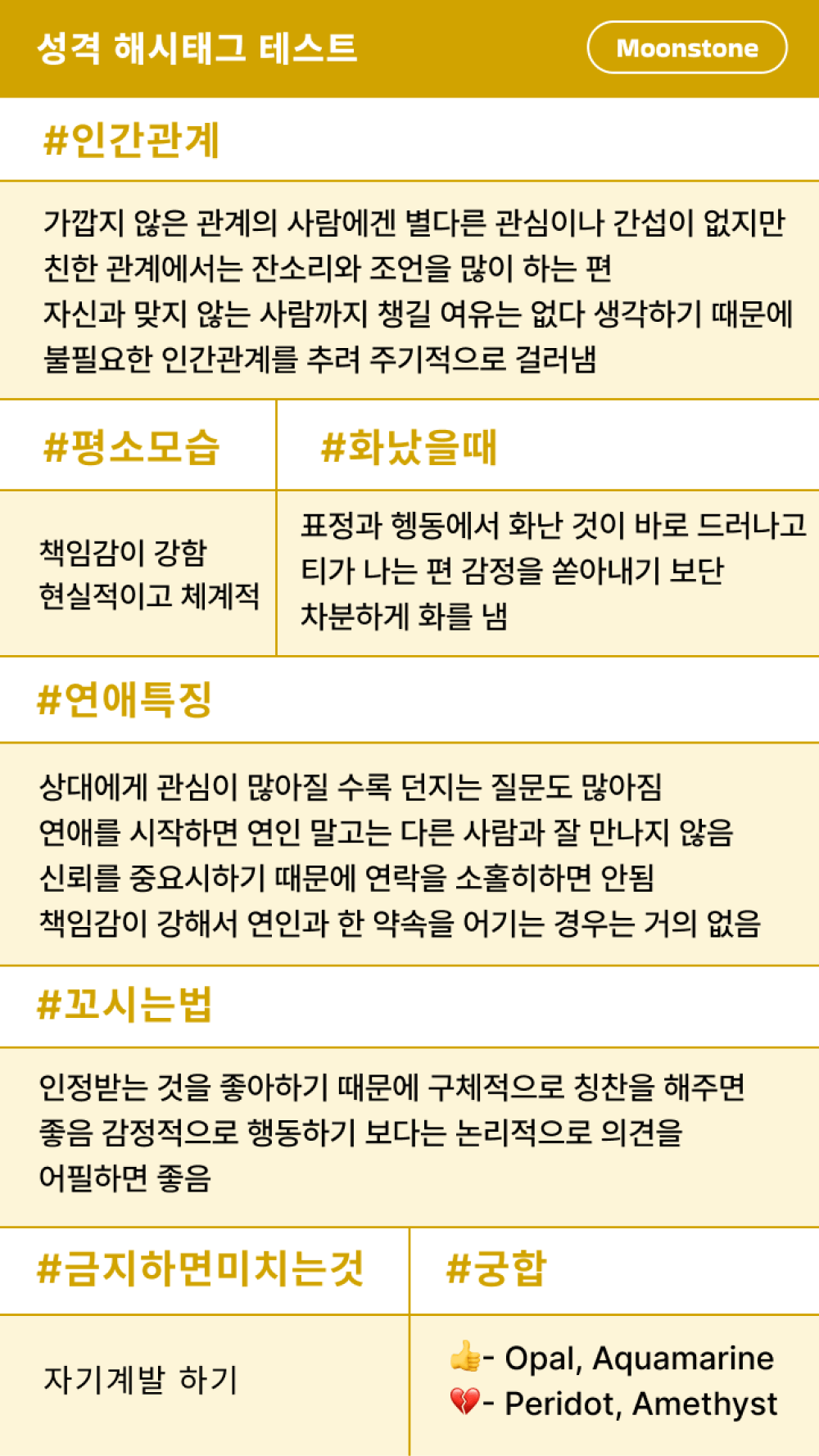 성격 해시태그 테스트